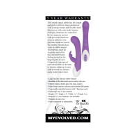 Vibrador Conejito de Silicona Evolved Enchanted Púrpura