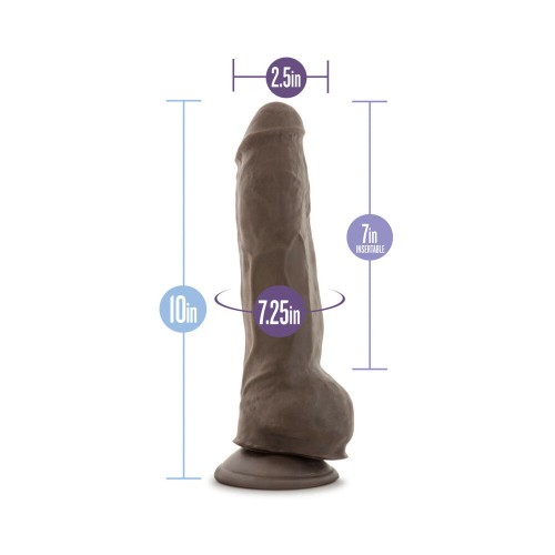 Dildo de 10 pulgadas de Densidad Dual Big Boy au Naturel