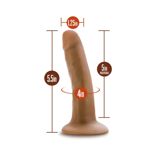 Dildo Realista Dr. Skin de 5.5 Pulgadas Color Tan para Principiantes