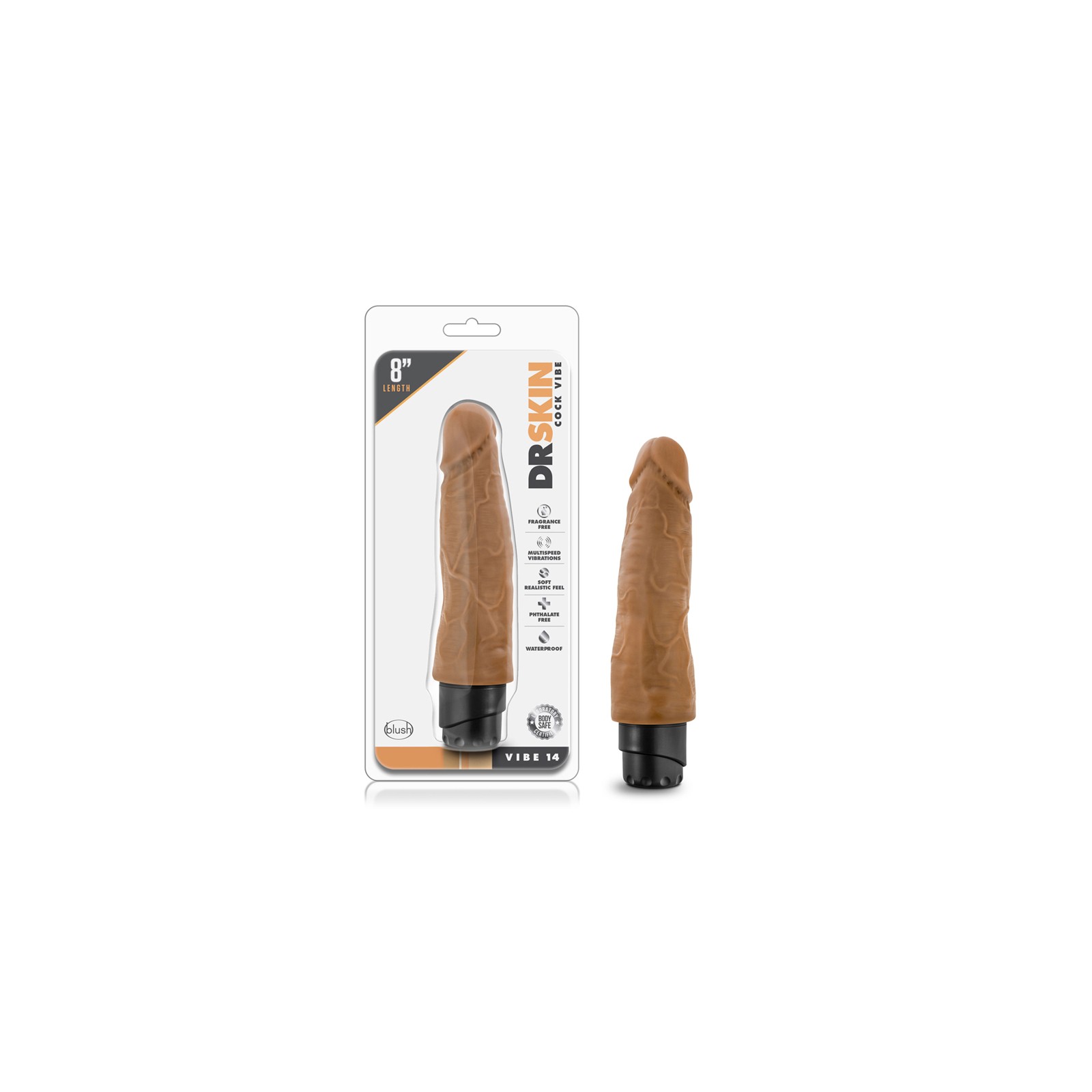 Dr. Skin Vibe 14 Dildo Vibrador Realista