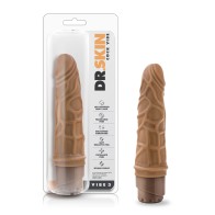 Dr. Skin Vibe 3 Dildo Realista - 7.25 in. Vibrador Tan