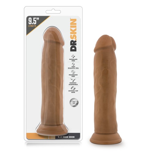 Dildo Realista Dr. Skin de 9.5 pulgadas Tan