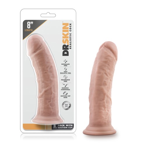 Dr. Skin Dildo Realista de 8 pulgadas para Placer Auténtico