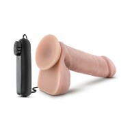 Loverboy Dildo Vibrante de 8 Pulgadas Control Remoto con Testículos Beige