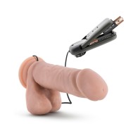 Loverboy Dildo Vibrante de 8 Pulgadas Control Remoto con Testículos Beige