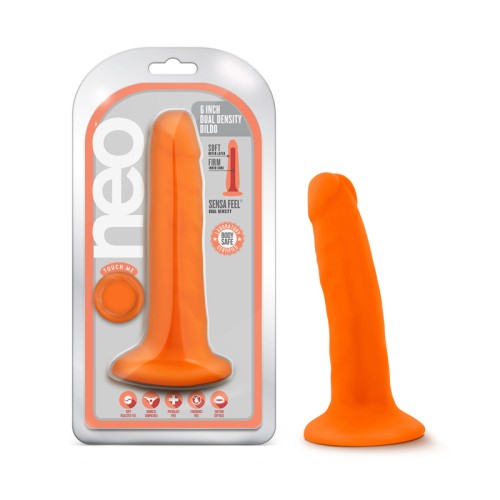 Neo 6 in. Dual Density Dildo for Realistic Experience