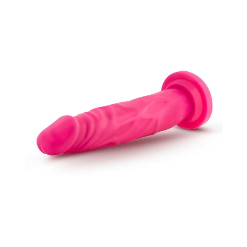 Neo 7.5 in. Dual Density Dildo Neon Pink