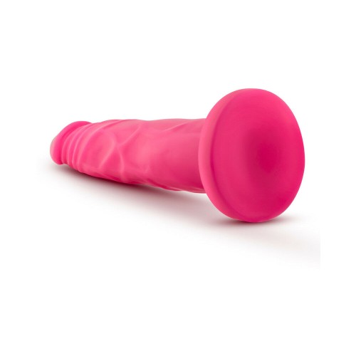 Neo 7.5 in. Dual Density Dildo Neon Pink