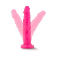 Neo 7.5 in. Dual Density Dildo Neon Pink