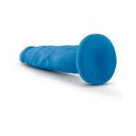 Neo 7.5 Inch Dual Density Dildo Neon Blue