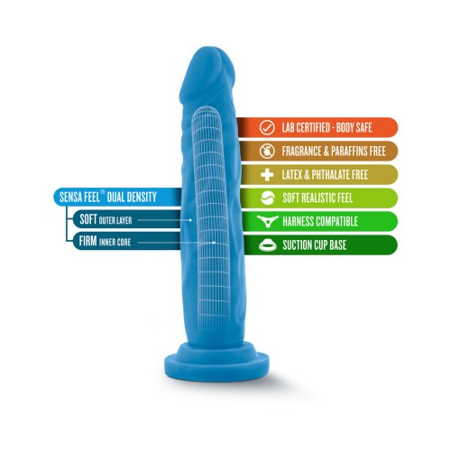 Neo 7.5 Inch Dual Density Dildo Neon Blue