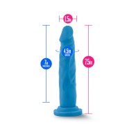 Neo 7.5 Inch Dual Density Dildo Neon Blue