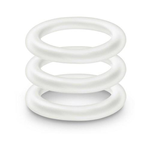 Anillos de Silicona Pura Performance VS2 3-Pack Pequeño Blanco