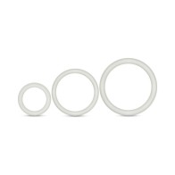 Performance VS4 Pure Premium Silicone Cockrings 3-Pack Set White