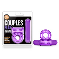 Play With Me Couples Vibrating Cock Ring Purple