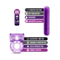 Play With Me Couples Vibrating Cock Ring Purple