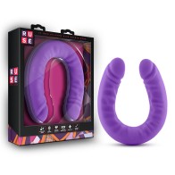 Ruse Realistic 18 in. Silicone Slim Double Dong Purple