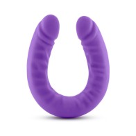 Ruse Realistic 18 in. Silicone Slim Double Dong Purple