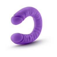 Ruse Realistic 18 in. Silicone Slim Double Dong Purple