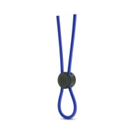 Anillo Cockring Bolo/Laço de Silicona Stay Hard Azul