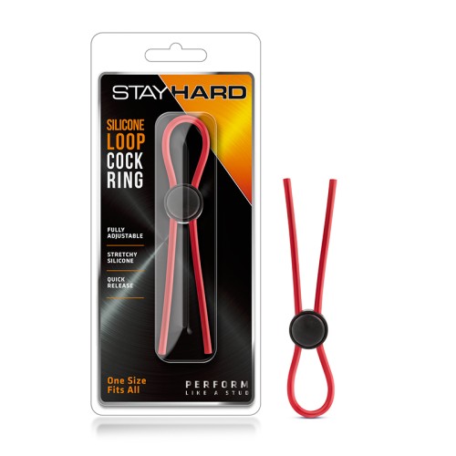 Stay Hard Silicone Loop Cockring for Enhanced Performance