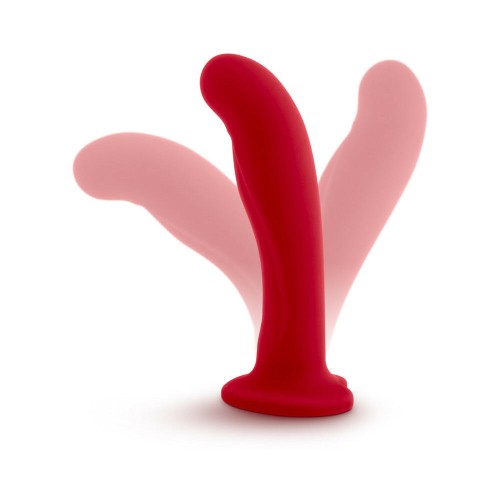 Temptasia Jezebel 6 in. Curved Dildo Crimson