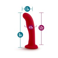 Temptasia Jezebel 6 in. Curved Dildo Crimson