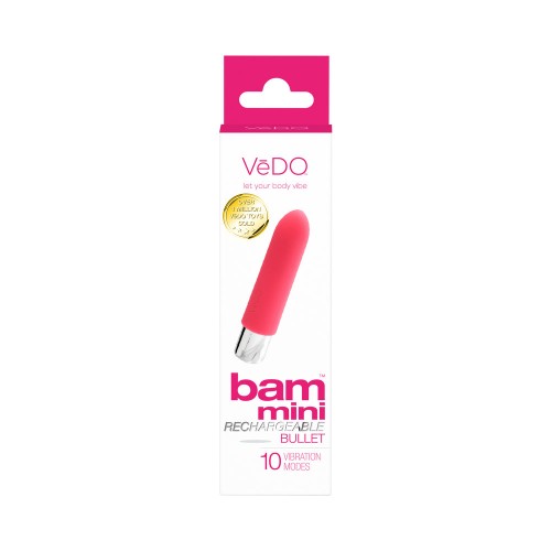 VeDO Bam Mini Bullet Vibe - Foxy Pink