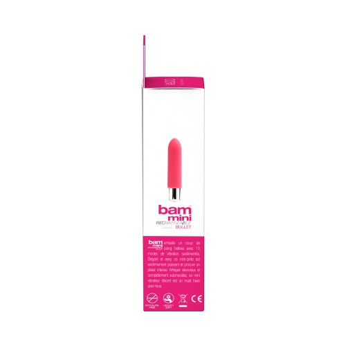 VeDO Bam Mini Bullet Vibe - Foxy Pink