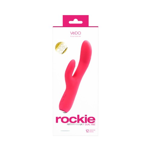 VeDO Rockie Vibrador Doble Recargable Rosa Sexy