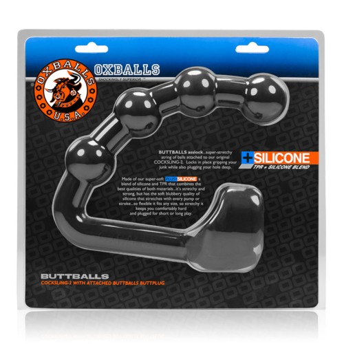 OxBalls BUTTBALLS Asslock & Cocksling - Black Ice