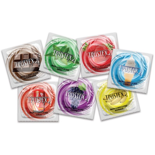 Trustex Flavor Condoms Assortment Case