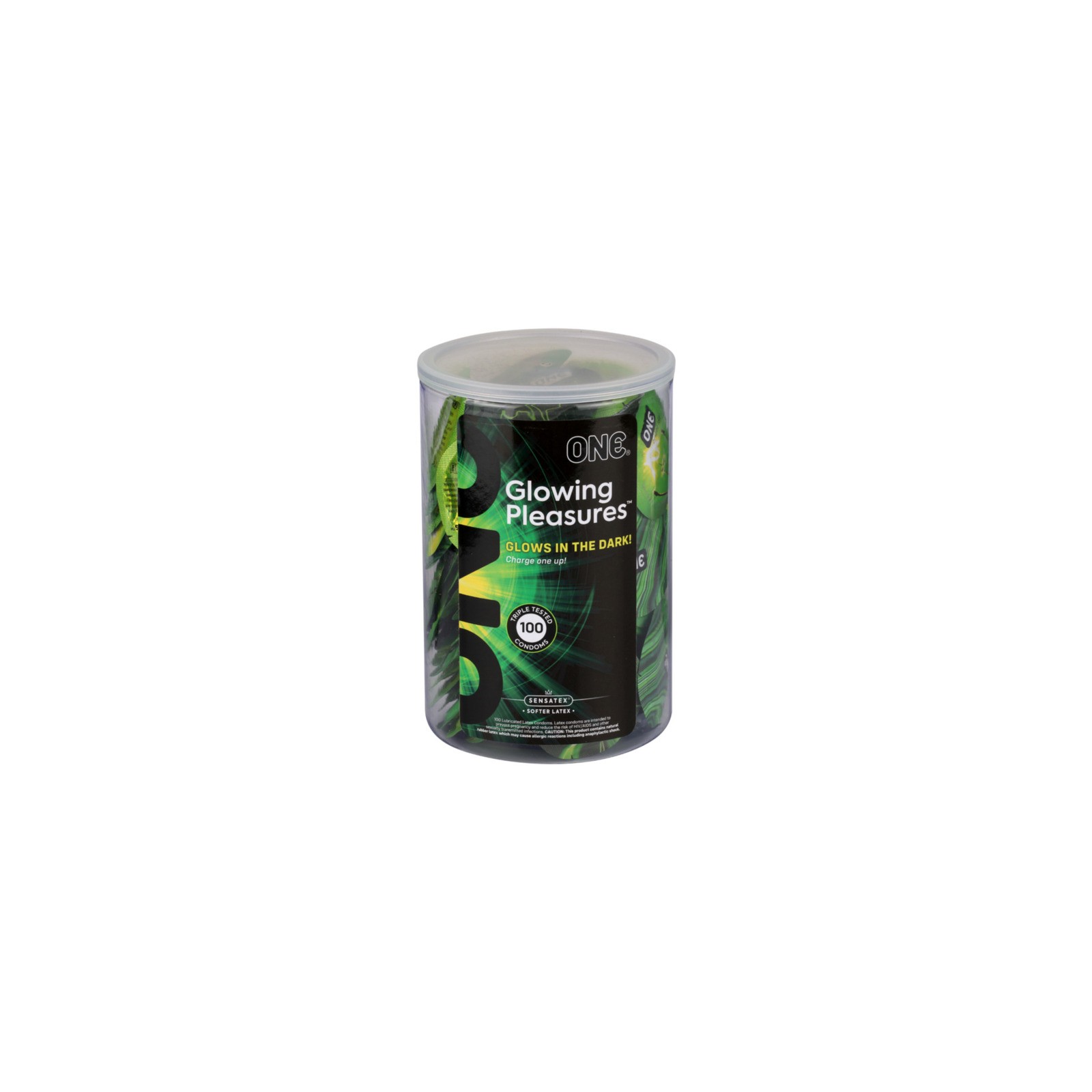 ONE Glowing Pleasure Jar - 100 Count