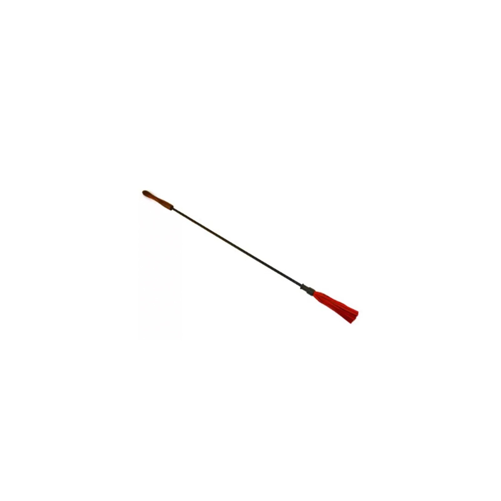 Rouge Wooden Handle Riding Crop for Playful Adventures