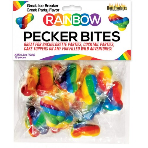 Rainbow Pecker Bites Candies 16 Pieces