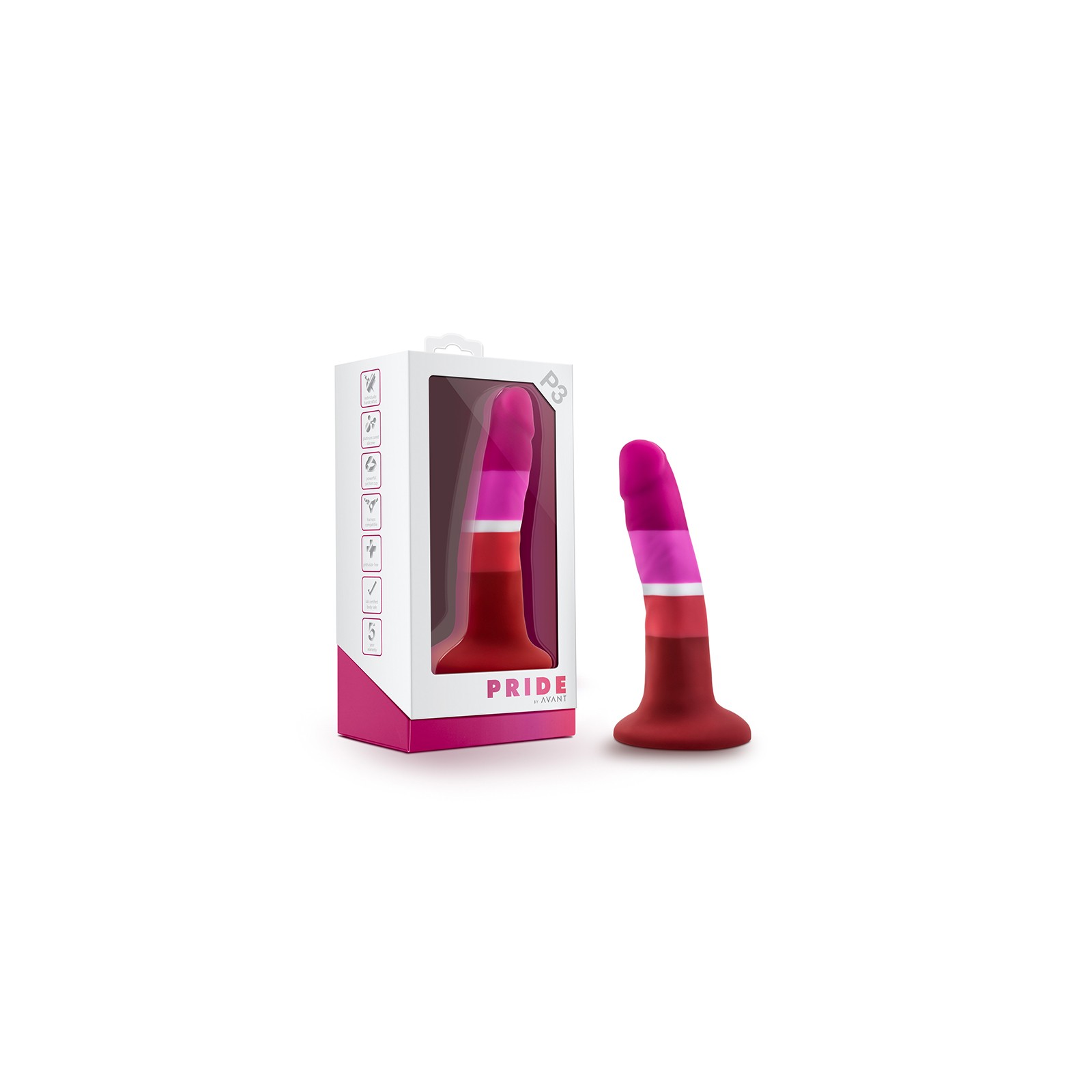 Avant Pride P3 Beauty Silicone Dildo