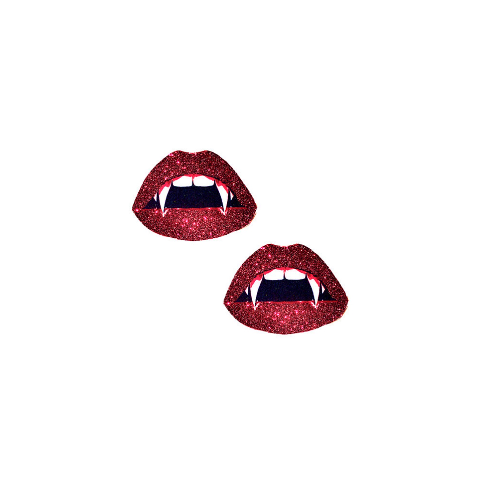 Neva Nude Vampire Lips Glitter Pasties