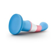 Avant Pride P2 True Blue Dildo de Silicona de 6 in. - Placer Moderno