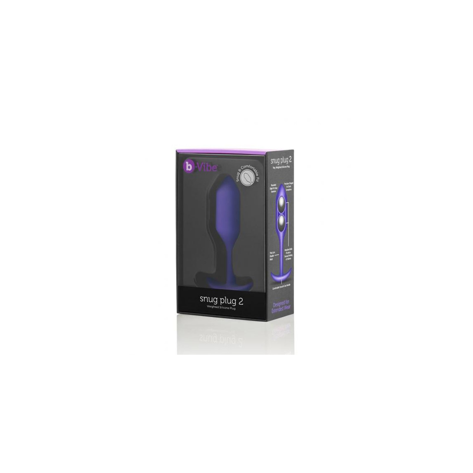 b-Vibe Snug Plug 2 Weighted Anal Plug