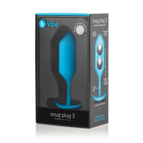 b-Vibe Snug Plug 3 para Placer Anal Discreto