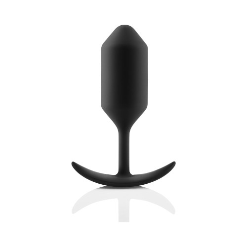 b-Vibe Snug Plug 3 Plug Anal de Silicona con Peso Negro - Compra Ahora