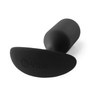 b-Vibe Snug Plug 3 Plug Anal de Silicona con Peso Negro - Compra Ahora