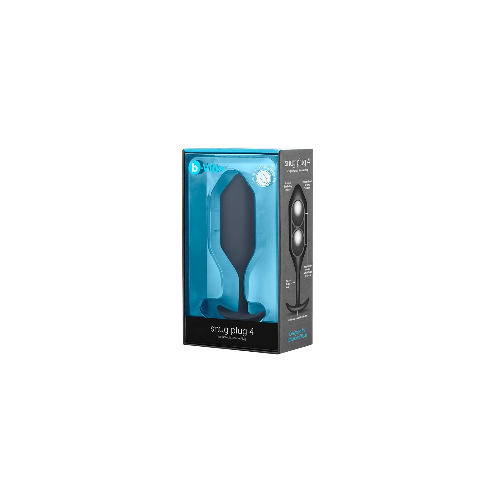 b-Vibe Snug Plug 4 Plug Anal con Peso