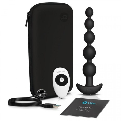 b-Vibe Cinco Remote-Controlled Vibrating Anal Beads