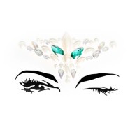 Sirene Adhesive Face Jewels Sticker 6-Pack