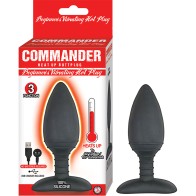 Commander Heated Vibrating Plug - Perfect for Beginners