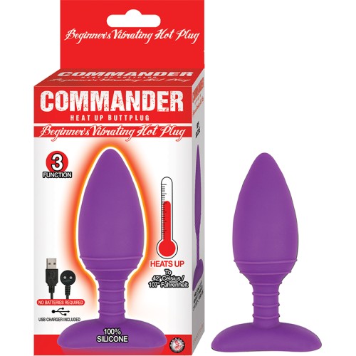 Plug Caliente Vibrador para Principiantes Commander