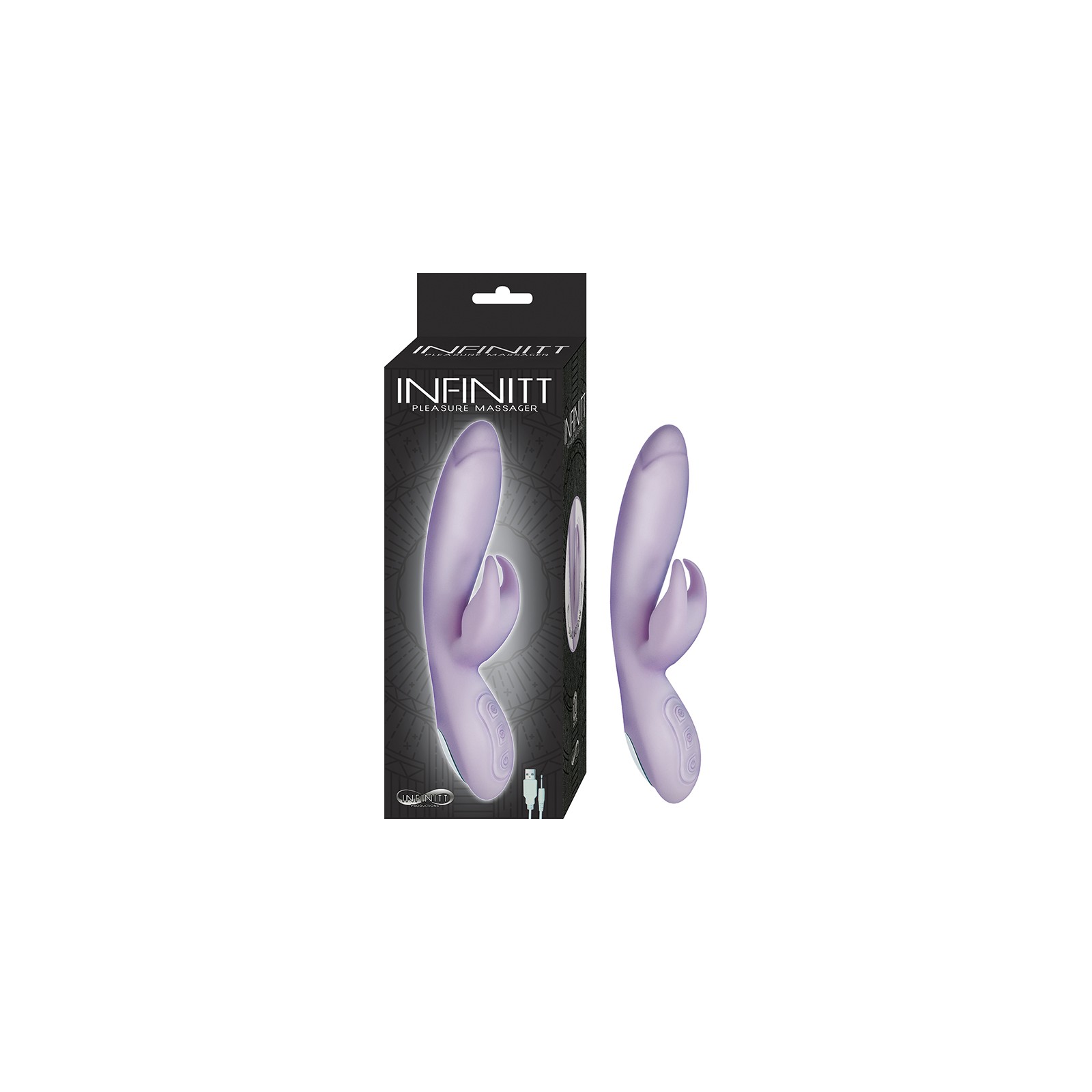 Infinitt Pleasure Dual Motor Massager Lavender