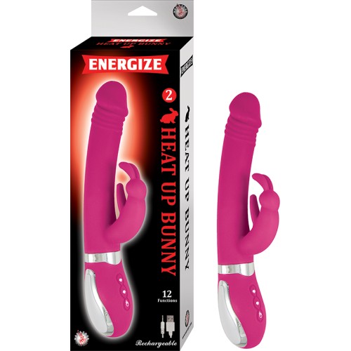 Energize Heat Up Bunny 2 Rosa - Vibrador