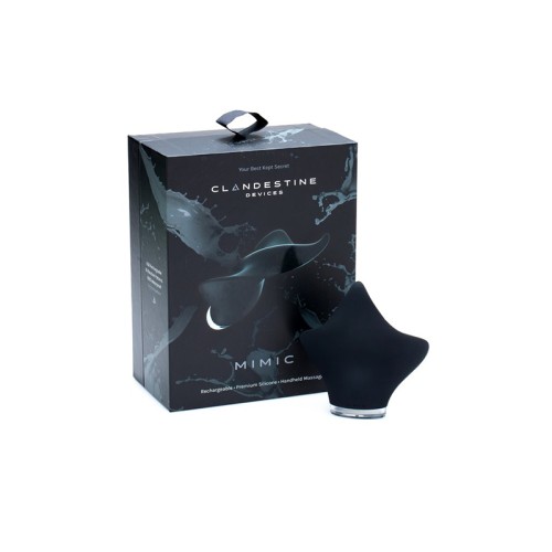 Mimic Black Discreet Silicone Vibrator - 8 Vibration Patterns